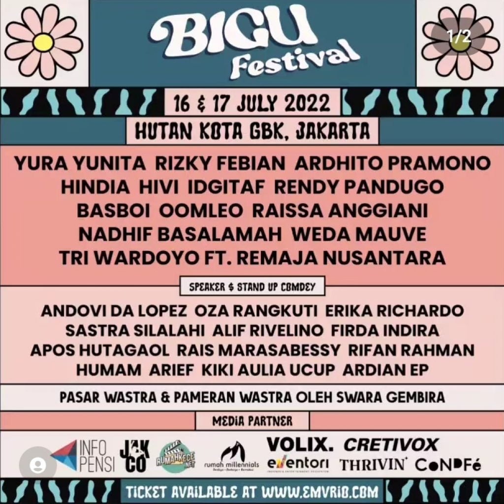 Poster Bigu Festival 