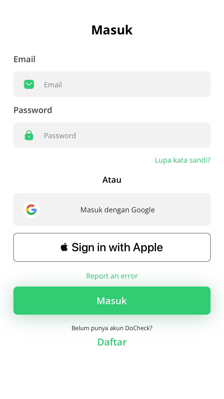 login to-do list app